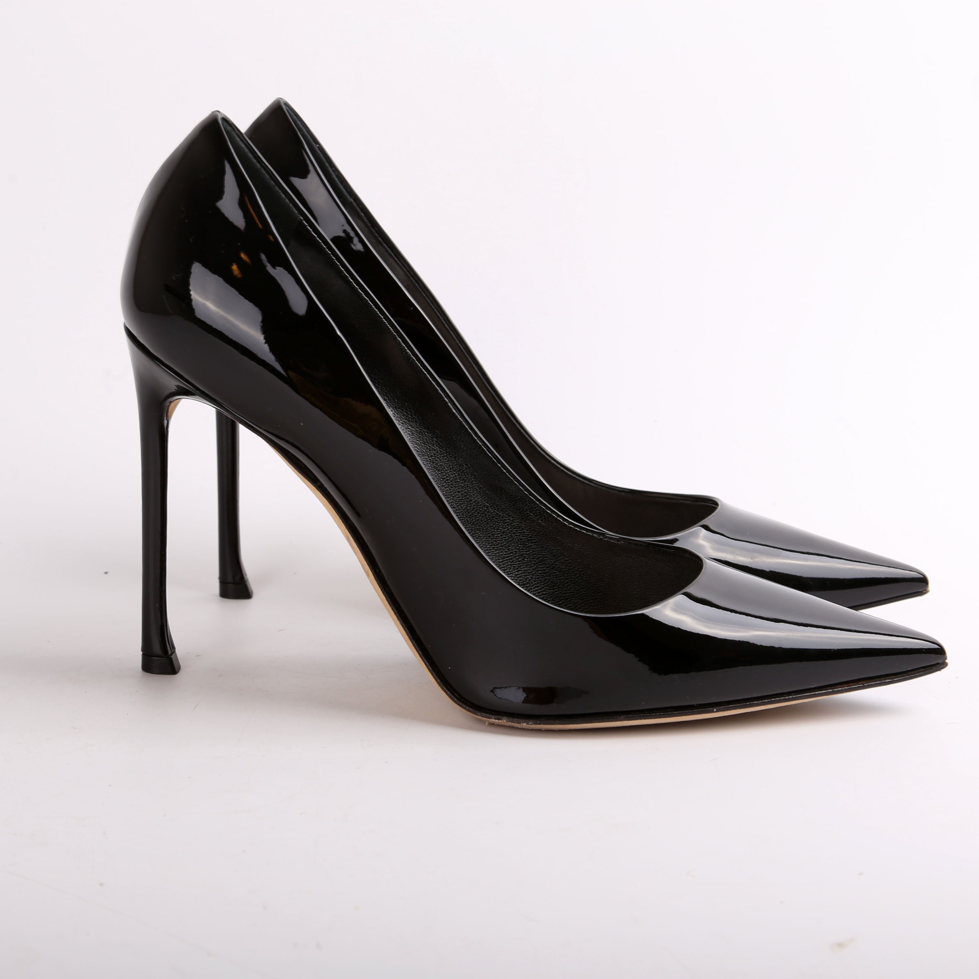 Christian Dior D-Stilleto Patent Pointed Toe Pumps Size 39