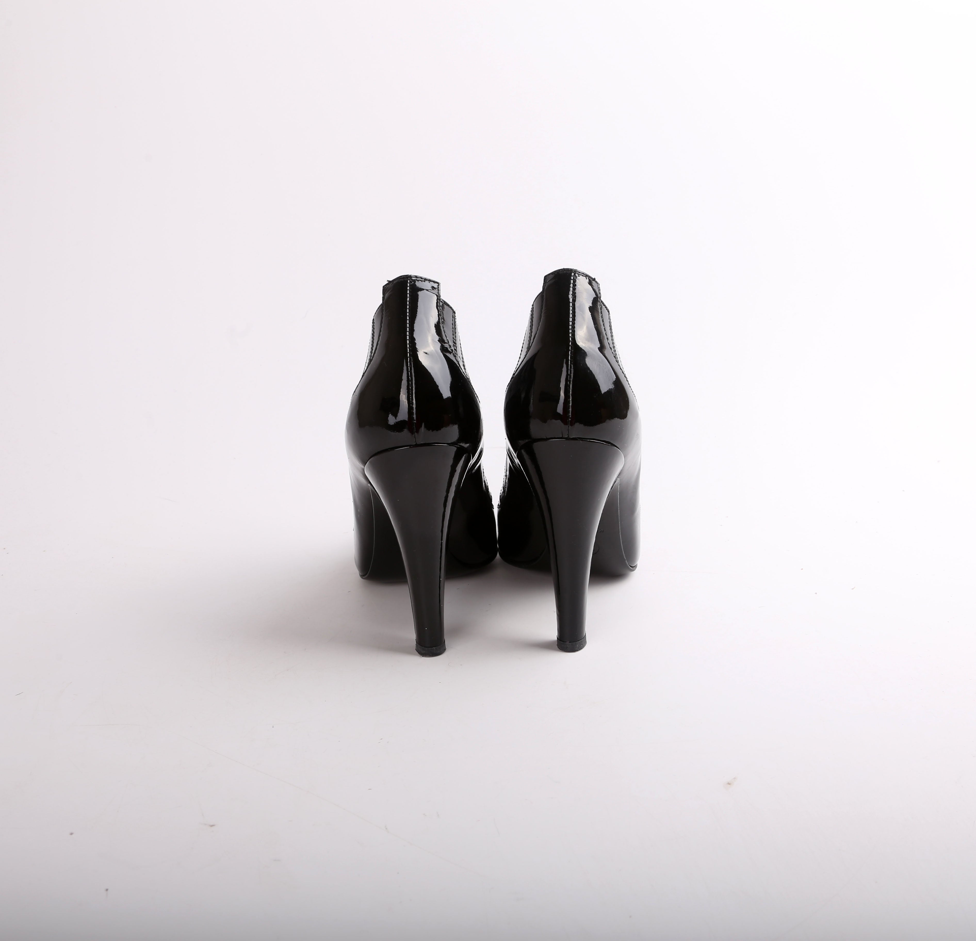 Chanel PNY Patent Leather Booties Size 38.5