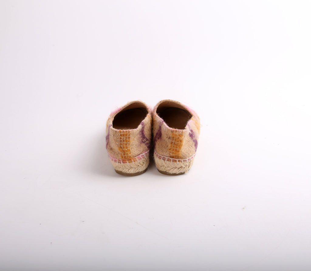 Chanel Tweed CC Espadrilles Size 36