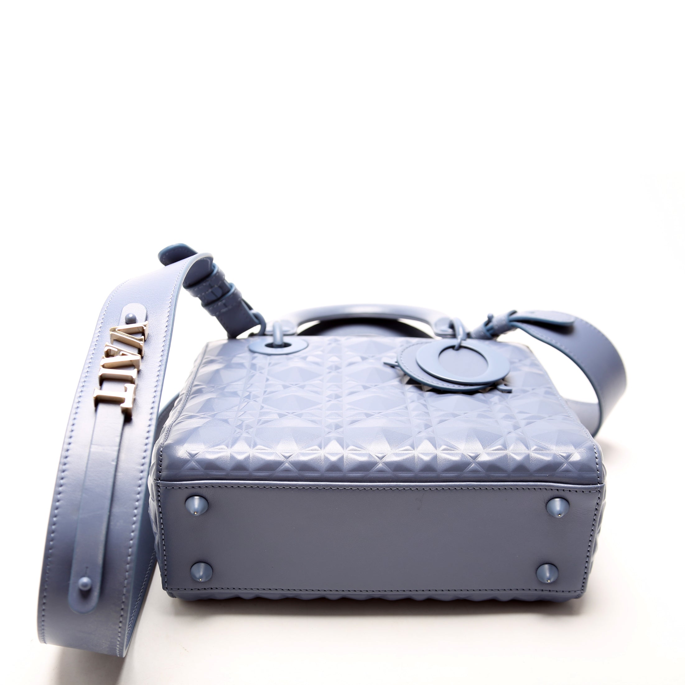 Christian Dior Lady Dior Medium Diamond Cannage Blue