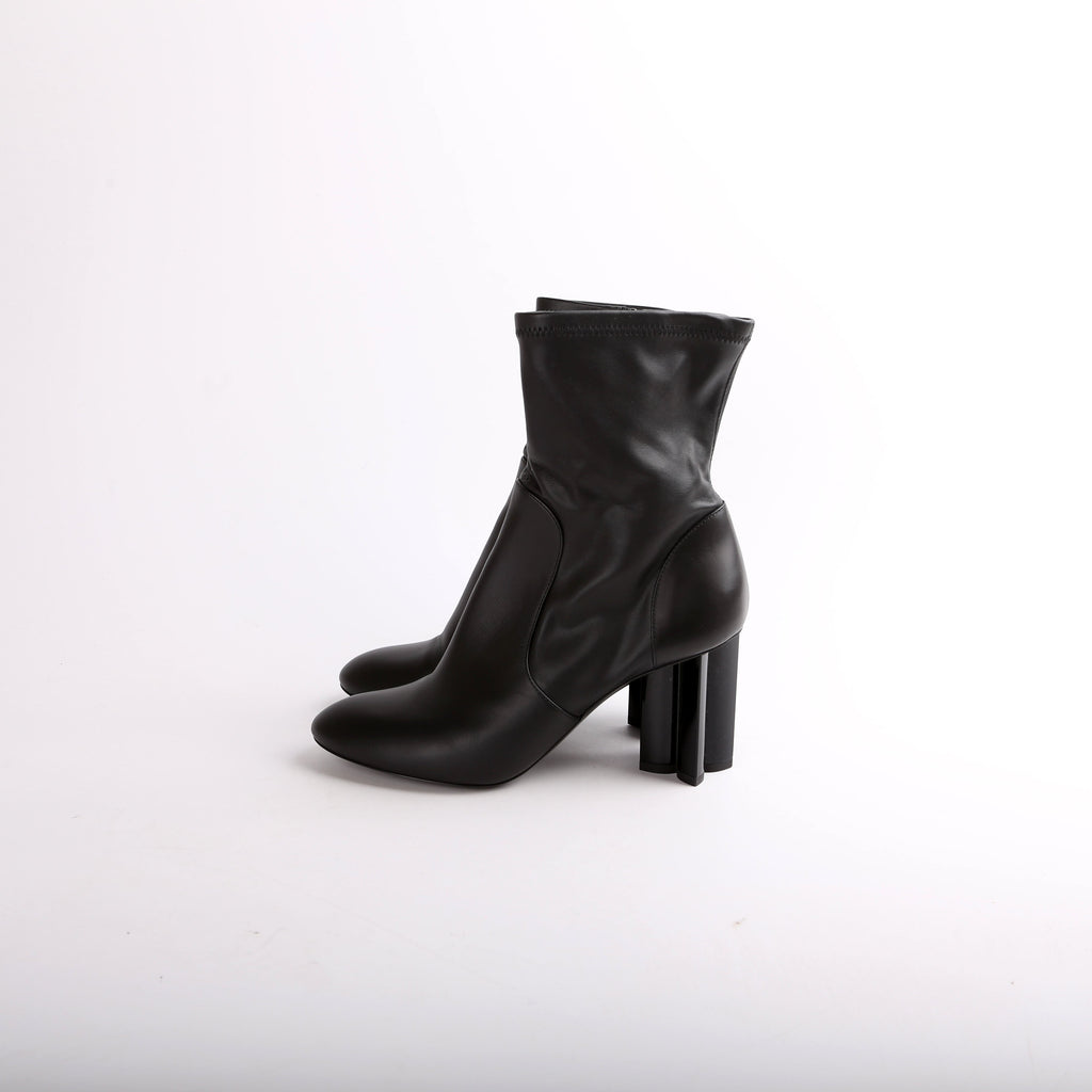 Louis Vuitton Uniformes Silhouette Ankle Calfskin Boots Size 37.5