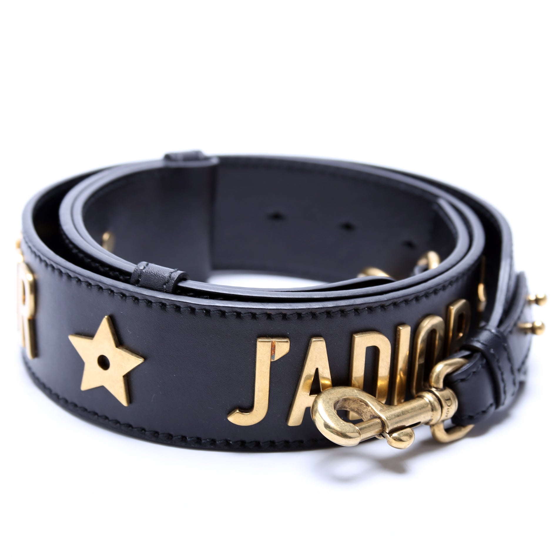 Christian Dior Studded J'adior Leather Strap