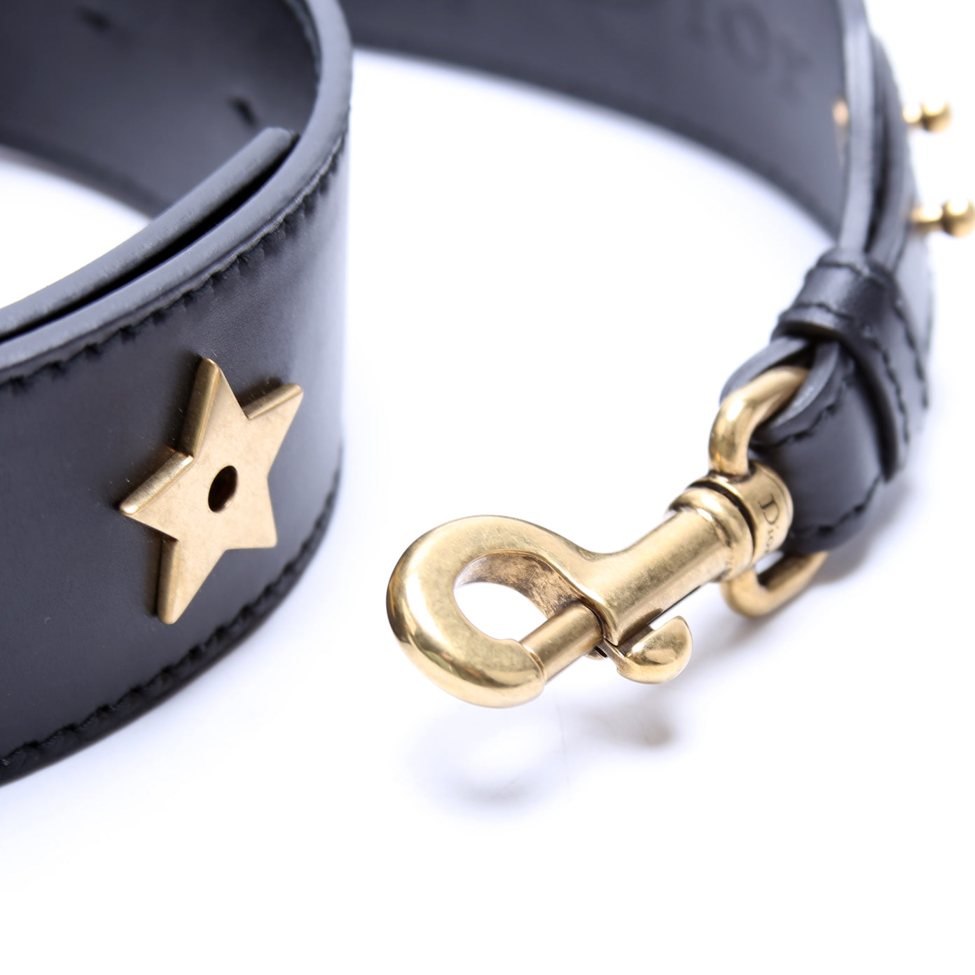 Christian Dior Studded J'adior Leather Strap