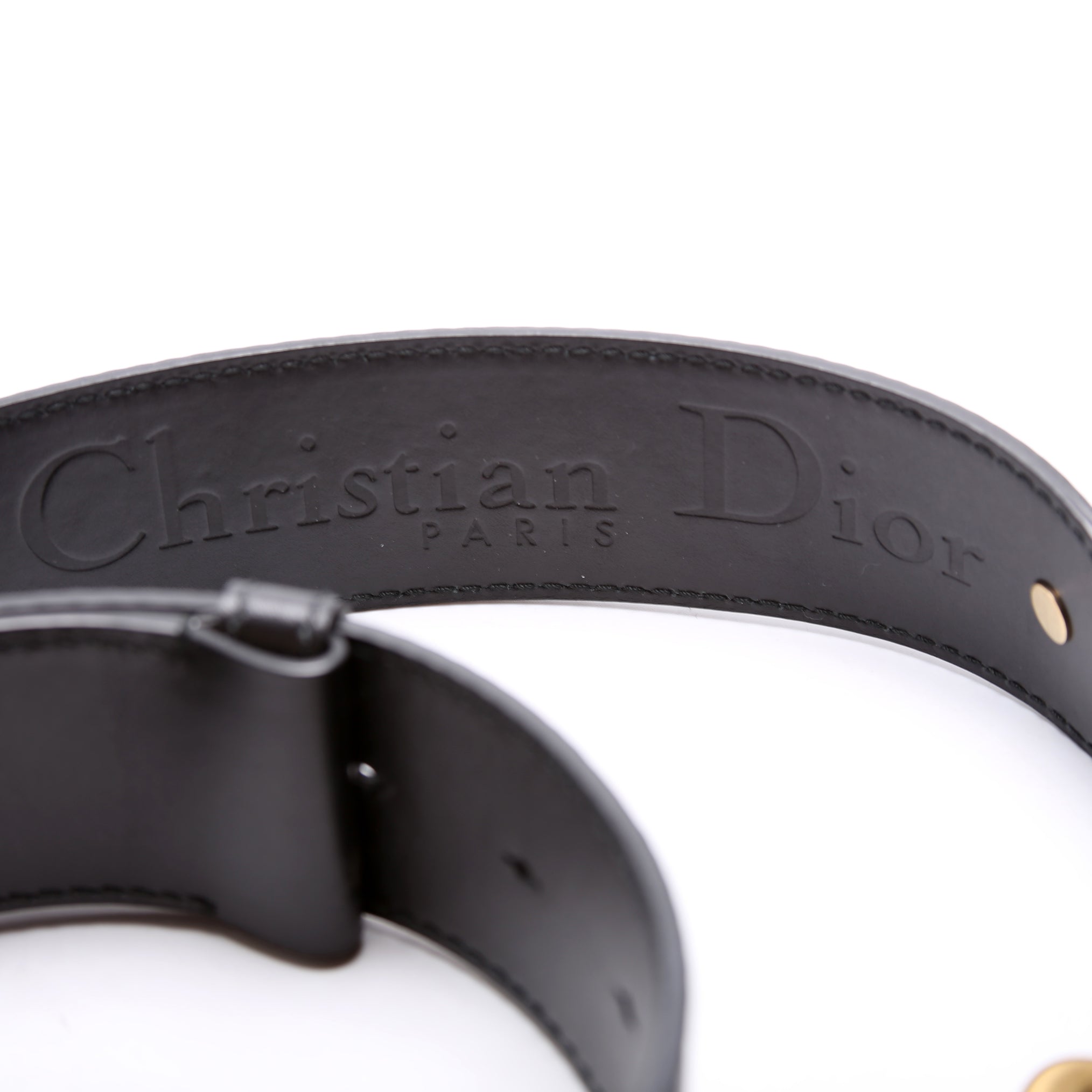 Christian Dior Studded J'adior Leather Strap