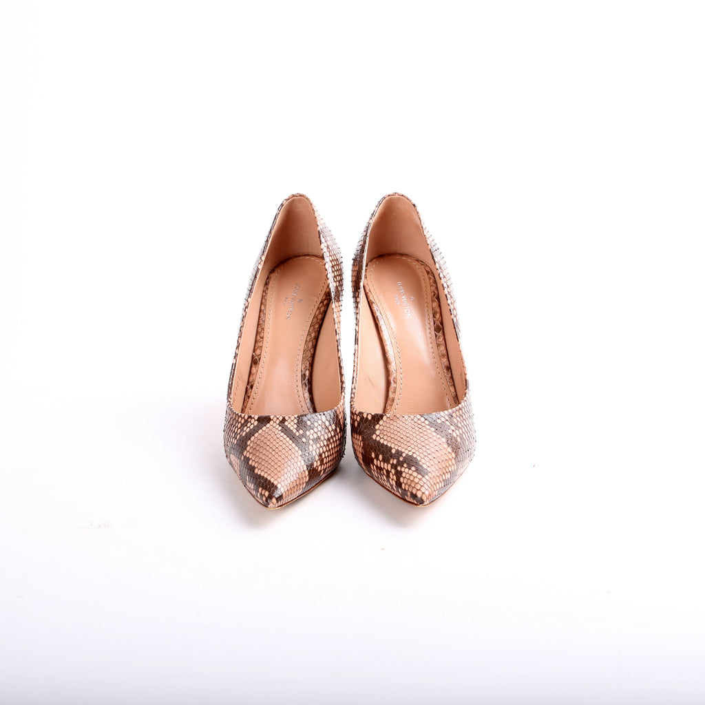 Louis Vuitton Eyeline Pump Snakeskin Size 36