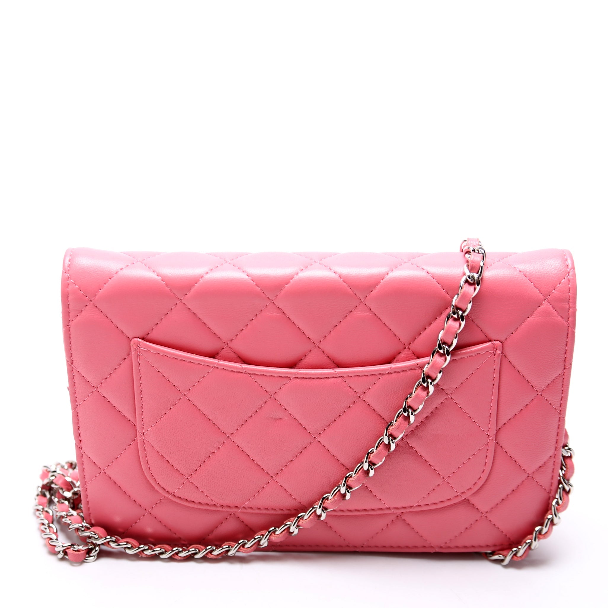 Chanel WOC Classic Quilted Lambskin Pink