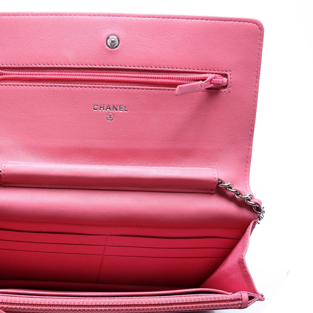 Chanel WOC Classic Quilted Lambskin Pink