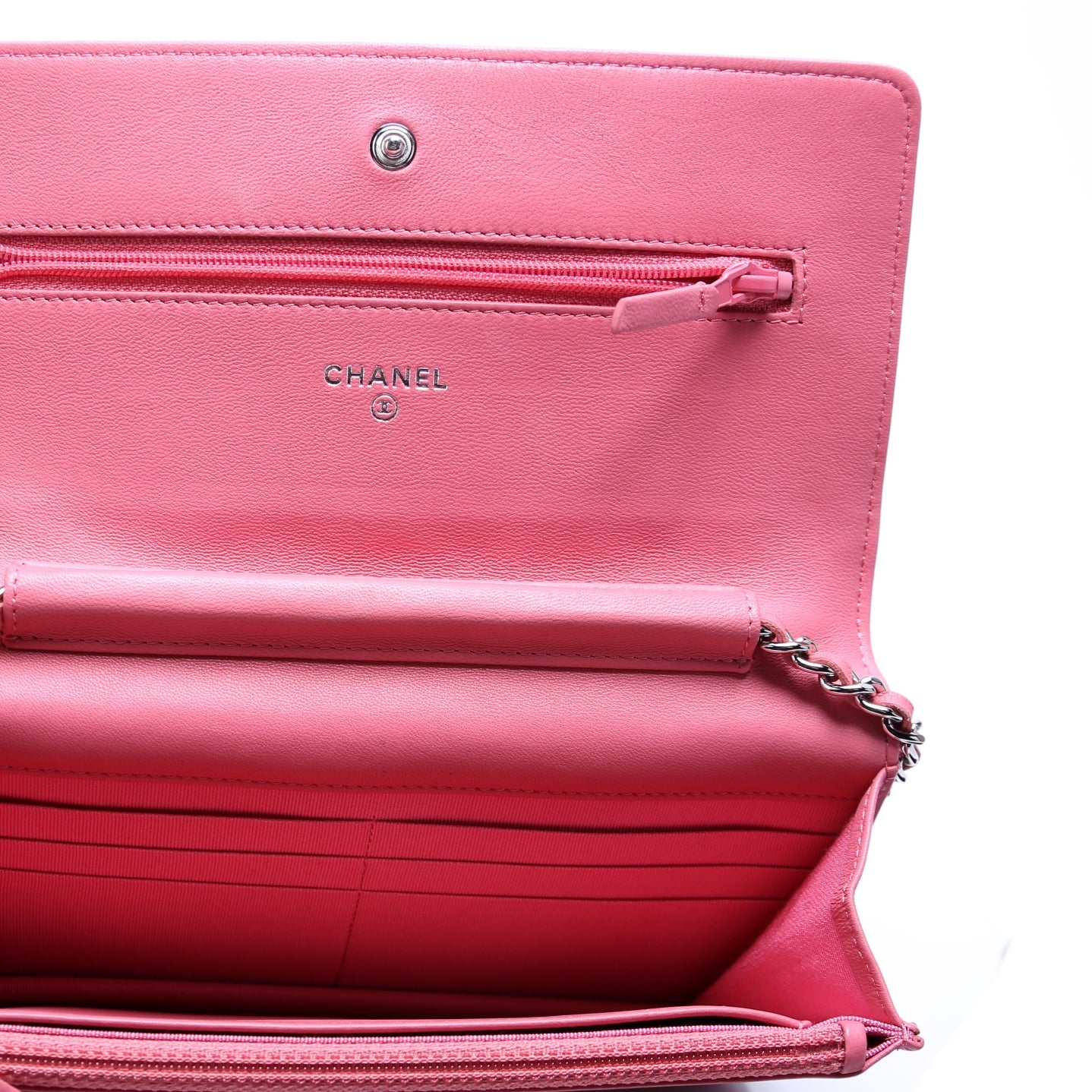 Chanel WOC Classic Quilted Lambskin Pink