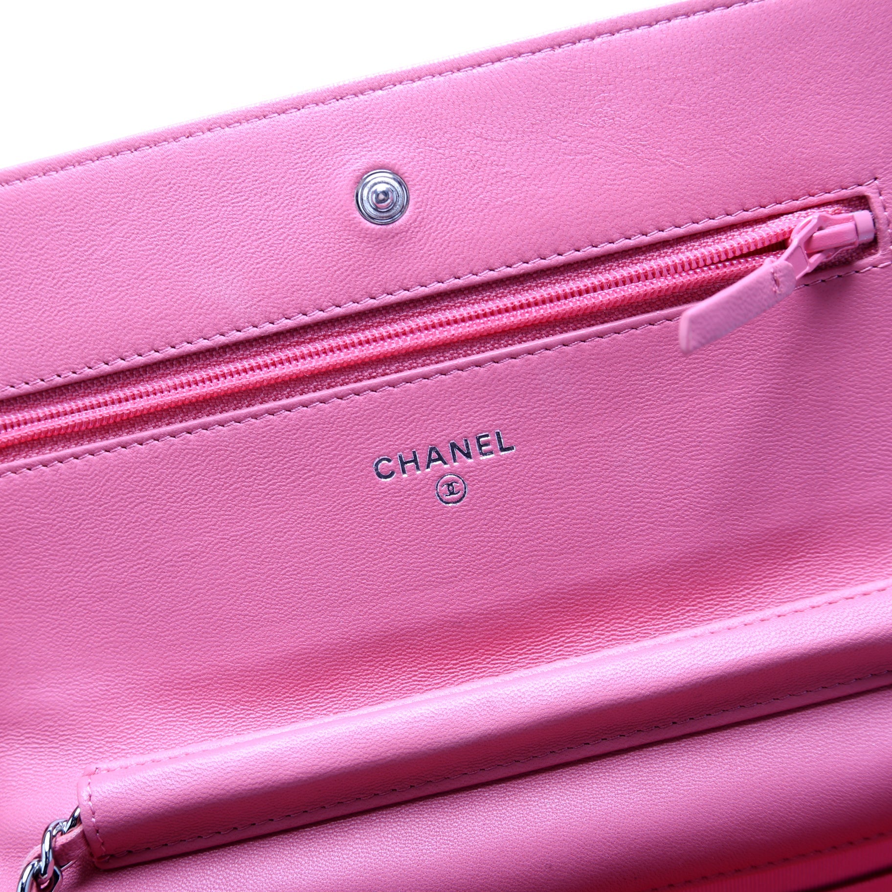 Chanel WOC Classic Quilted Lambskin Pink