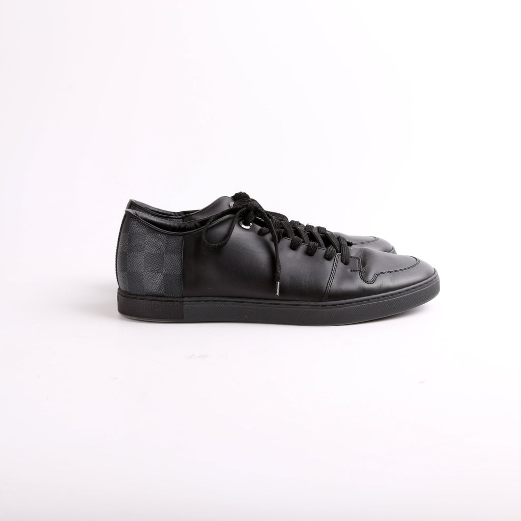 Louis Vuitton Calfskin Damier Graphite Sneakers Mens Size 7 (Womens 39)