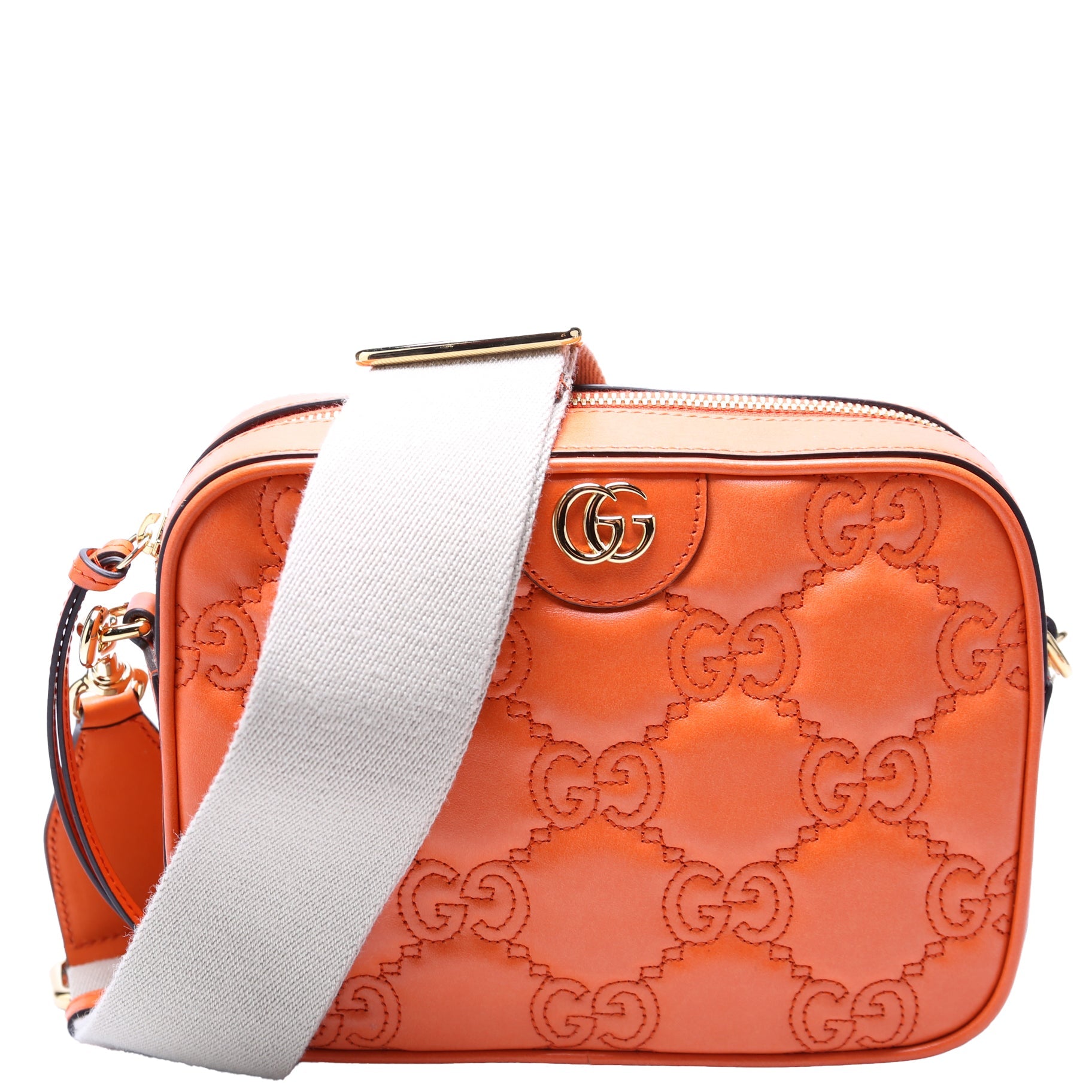 Gucci 702234 GG Matelasse Small Orange