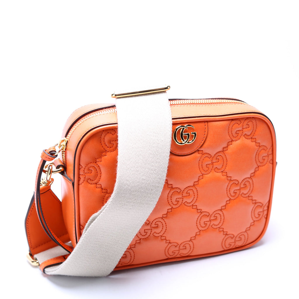 Gucci 702234 GG Matelasse Small Orange