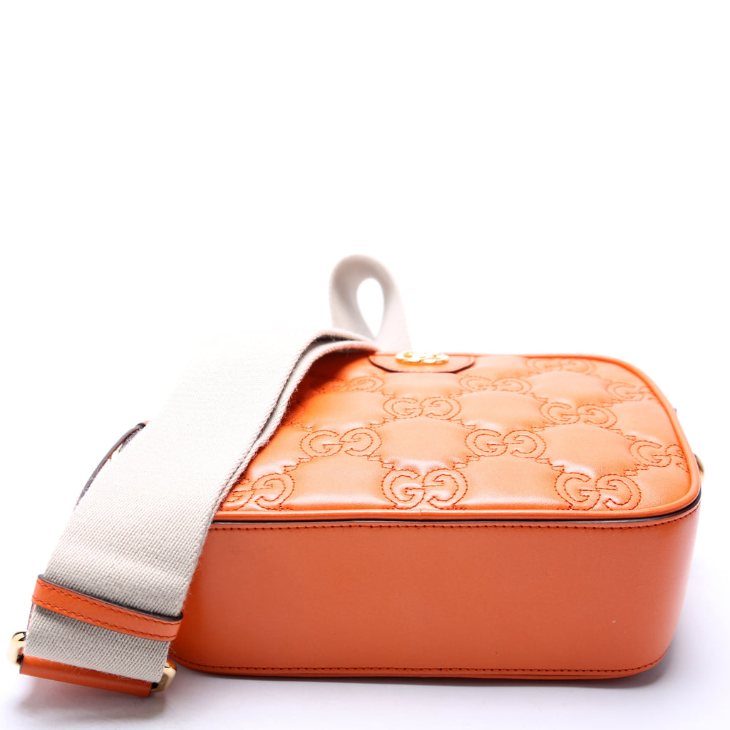 Gucci 702234 GG Matelasse Small Orange