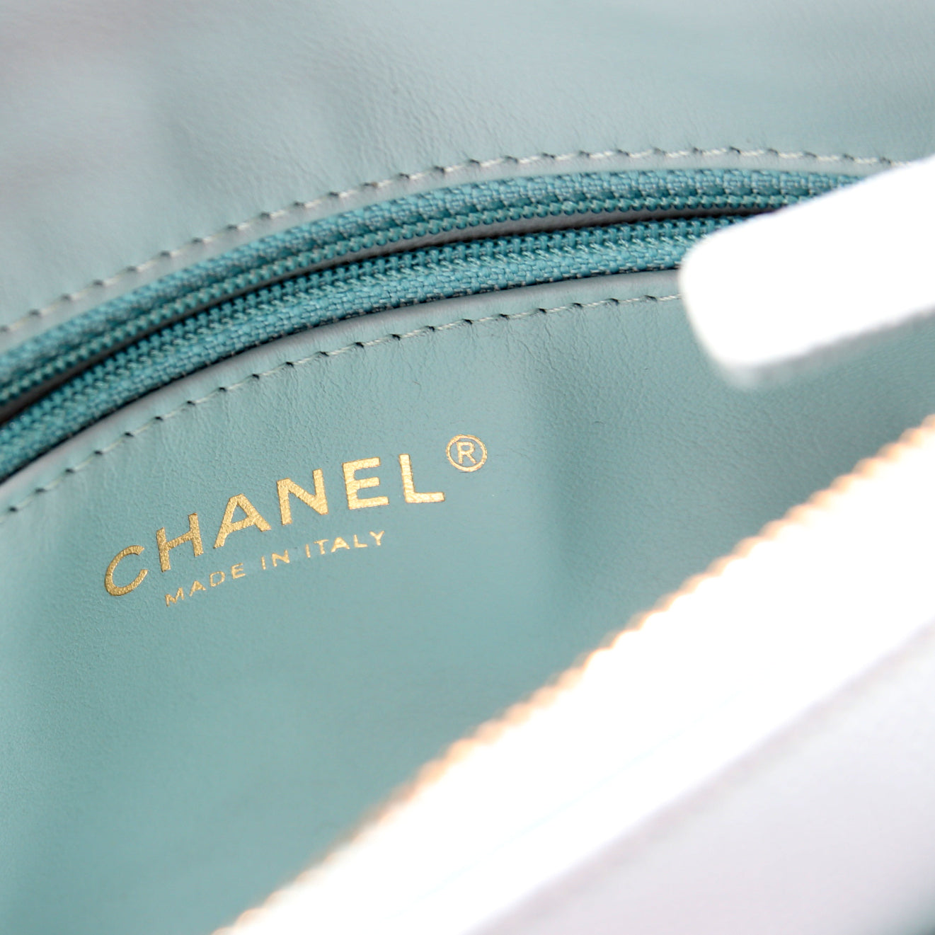 Chanel HOLD Filigree Waist Bag Caviar 29M Blue