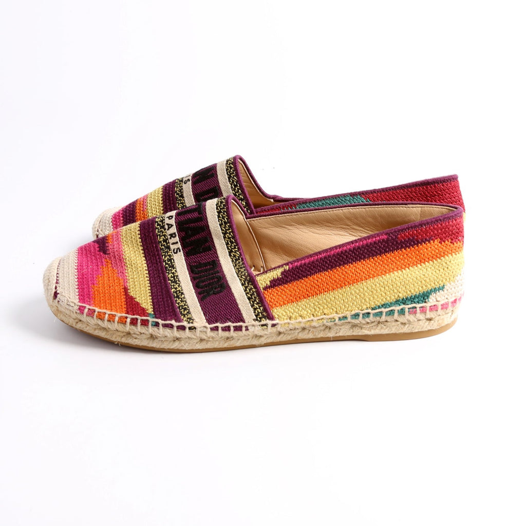 Christian Dior Espadrilles Size 40 Multicolor
