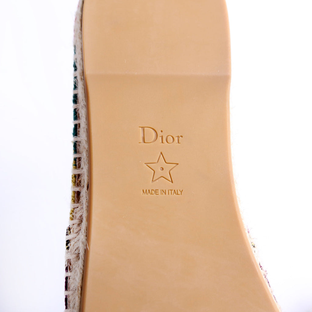 Christian Dior Espadrilles Size 40 Multicolor