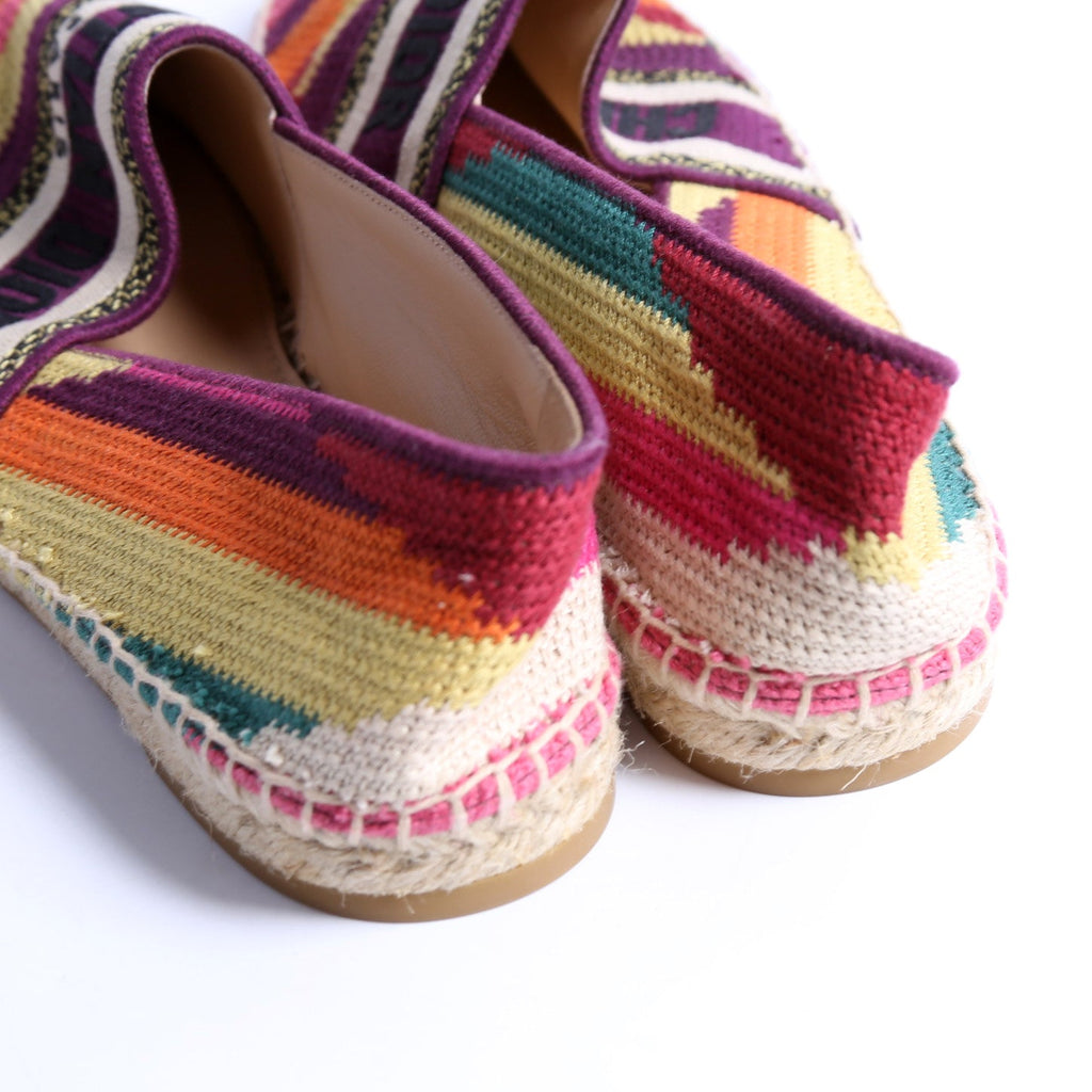 Christian Dior Espadrilles Size 40 Multicolor