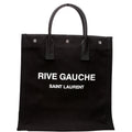 Saint Laurent Rive Gauche Vertical Tote Bag Black