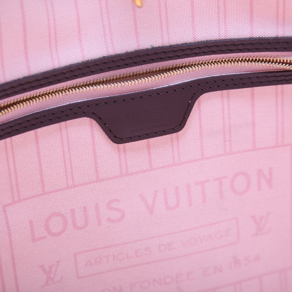 Louis Vuitton Neverfull MM with Wallet Damier Ebene