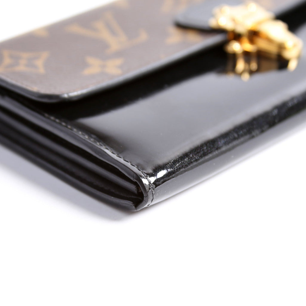 Louis Vuitton Cherrywood Long Wallet Black