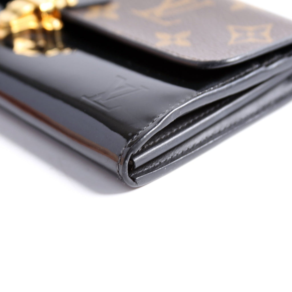 Louis Vuitton Cherrywood Long Wallet Black
