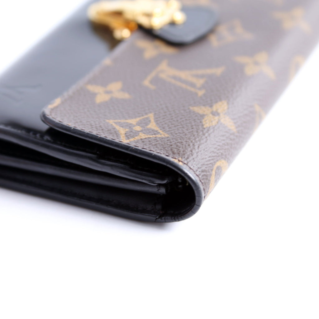 Louis Vuitton Cherrywood Long Wallet Black