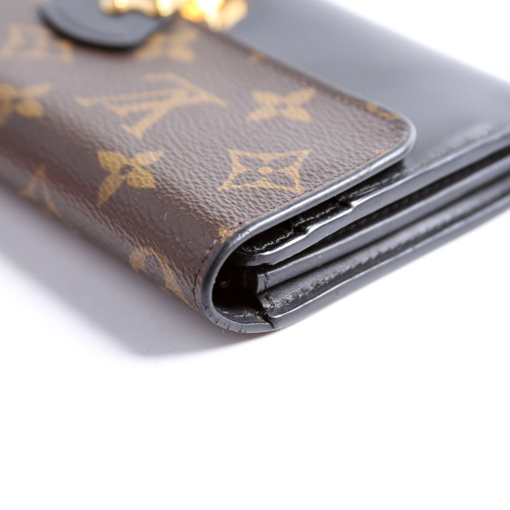 Louis Vuitton Cherrywood Long Wallet Black