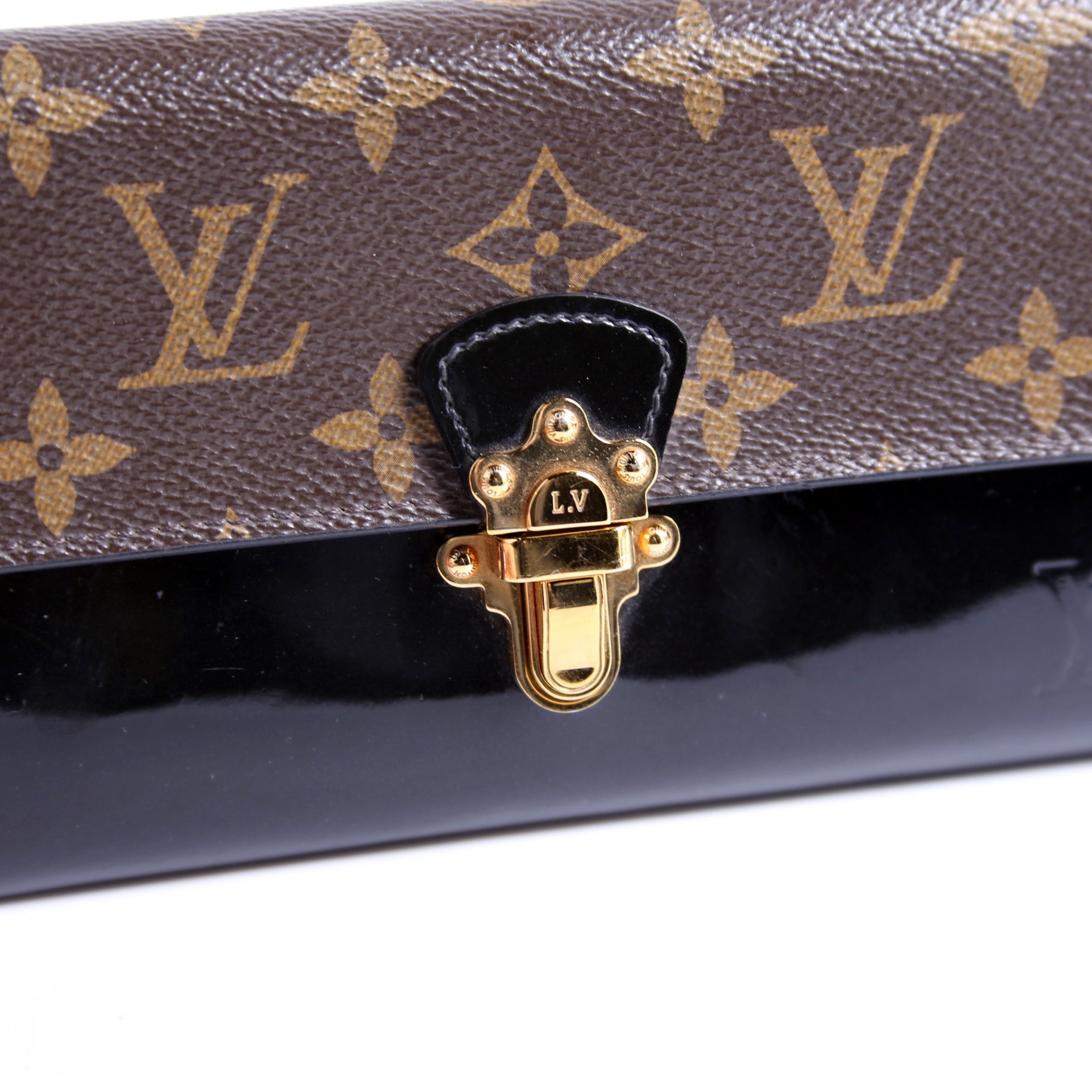 Louis Vuitton Cherrywood Long Wallet Black