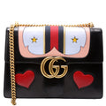 Gucci 431382 Marmont Web Heart Medium