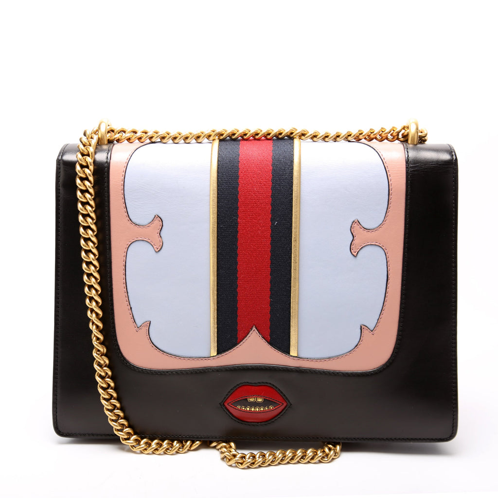 Gucci 431382 Marmont Web Heart Medium