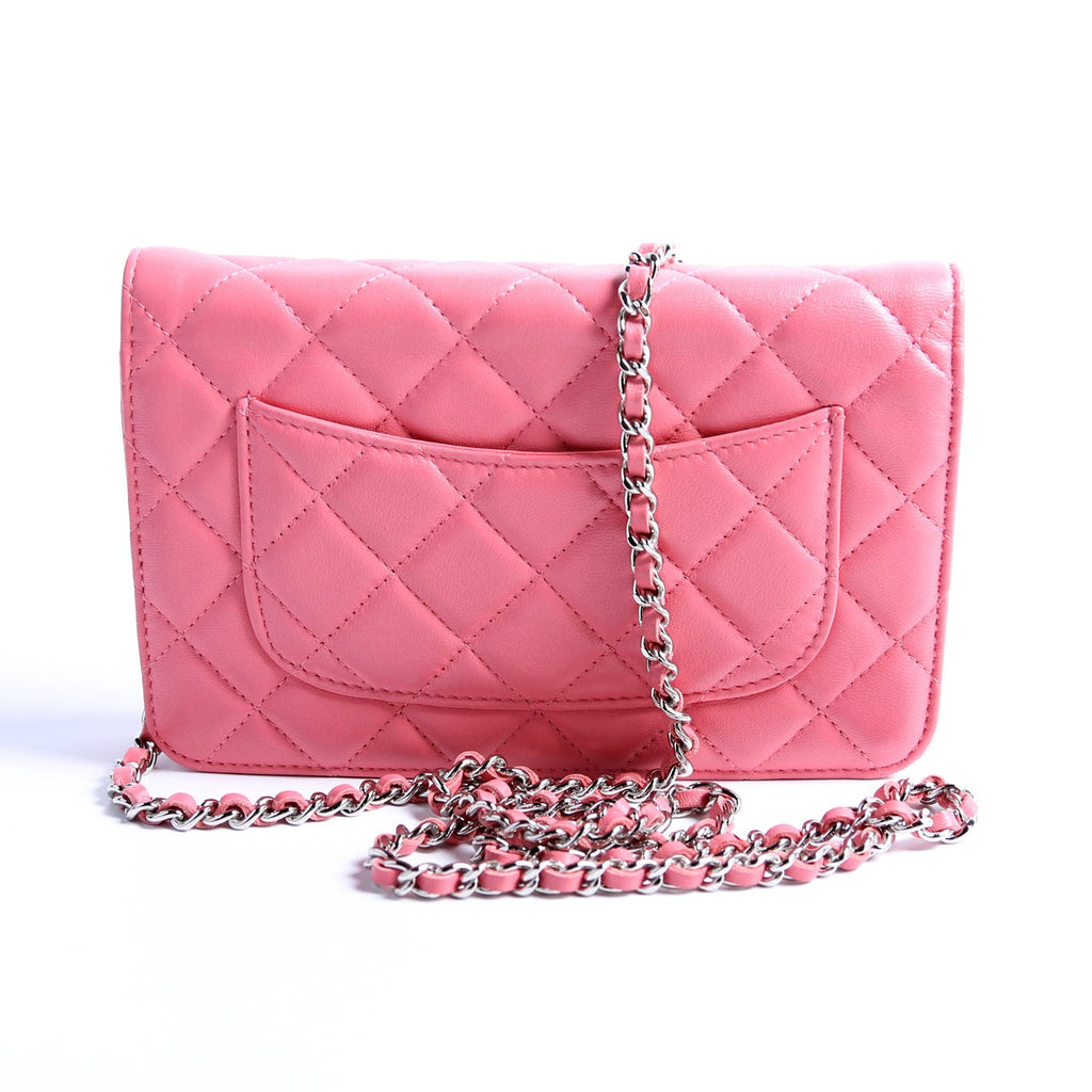 Chanel WOC Classic Quilted Lambskin Pink