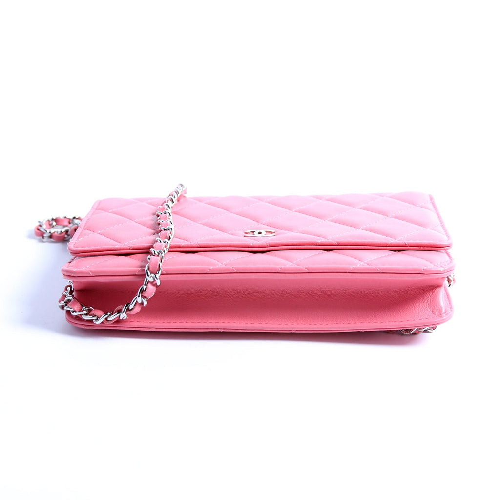 Chanel WOC Classic Quilted Lambskin Pink