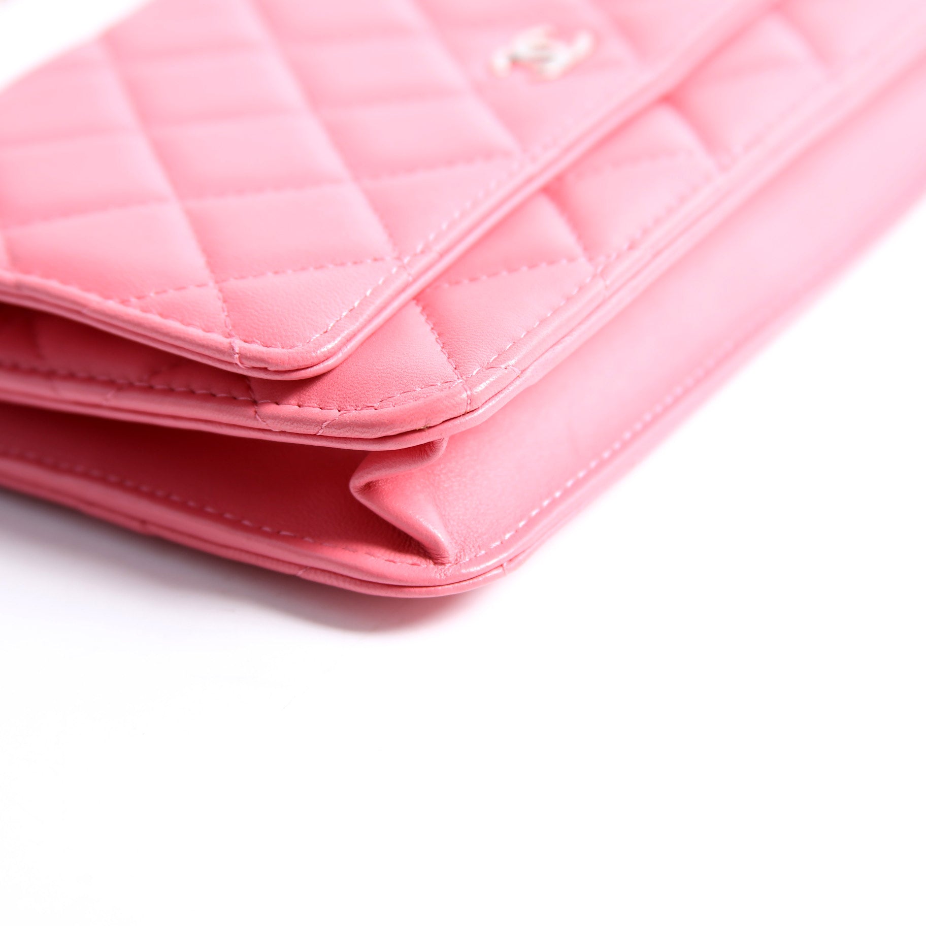 Chanel WOC Classic Quilted Lambskin Pink