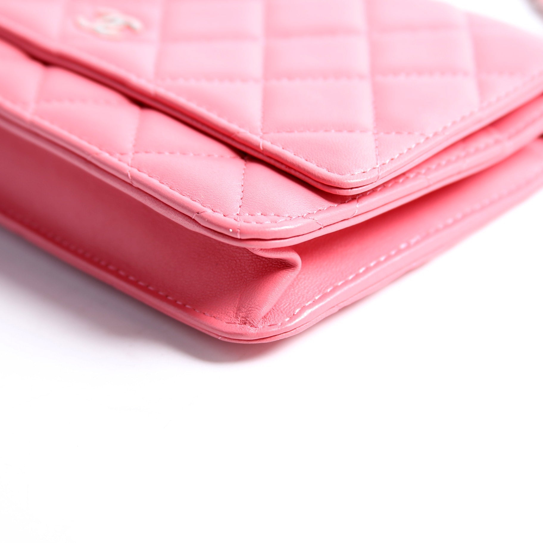 Chanel WOC Classic Quilted Lambskin Pink
