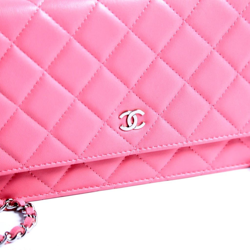 Chanel WOC Classic Quilted Lambskin Pink
