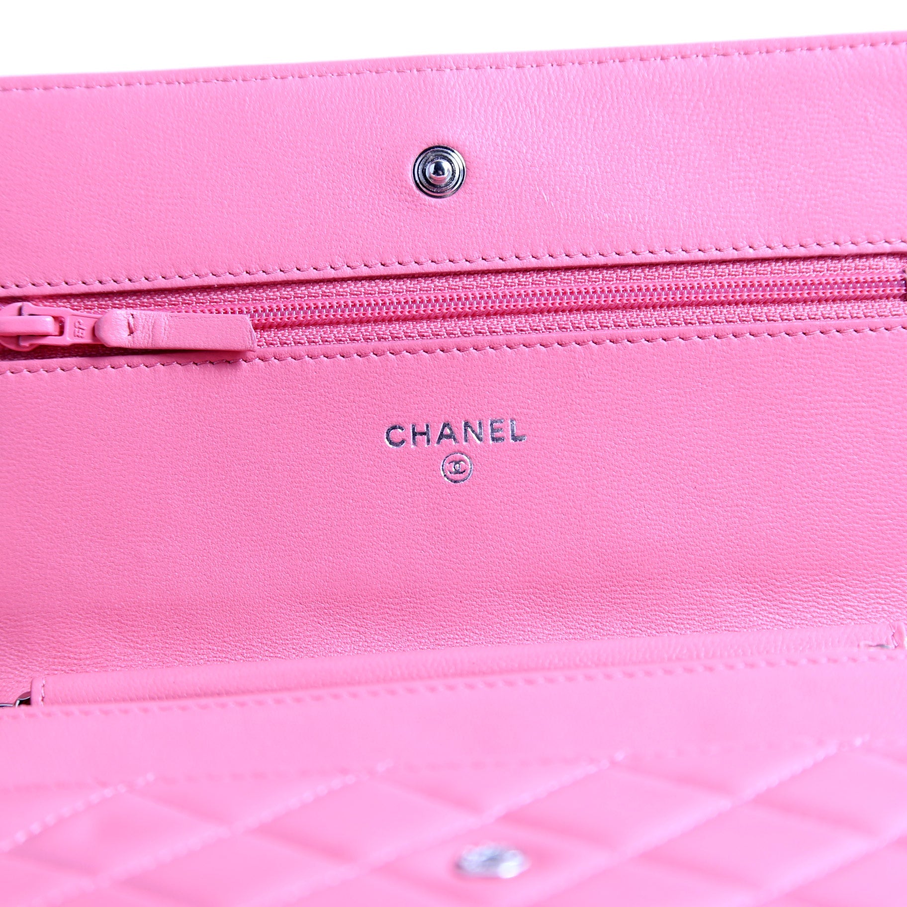 Chanel WOC Classic Quilted Lambskin Pink