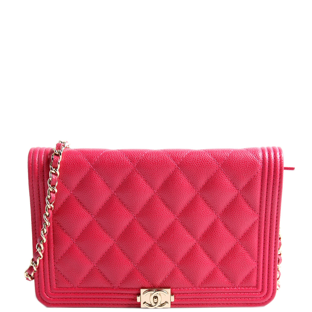 Chanel WOC Boy Caviar Pink