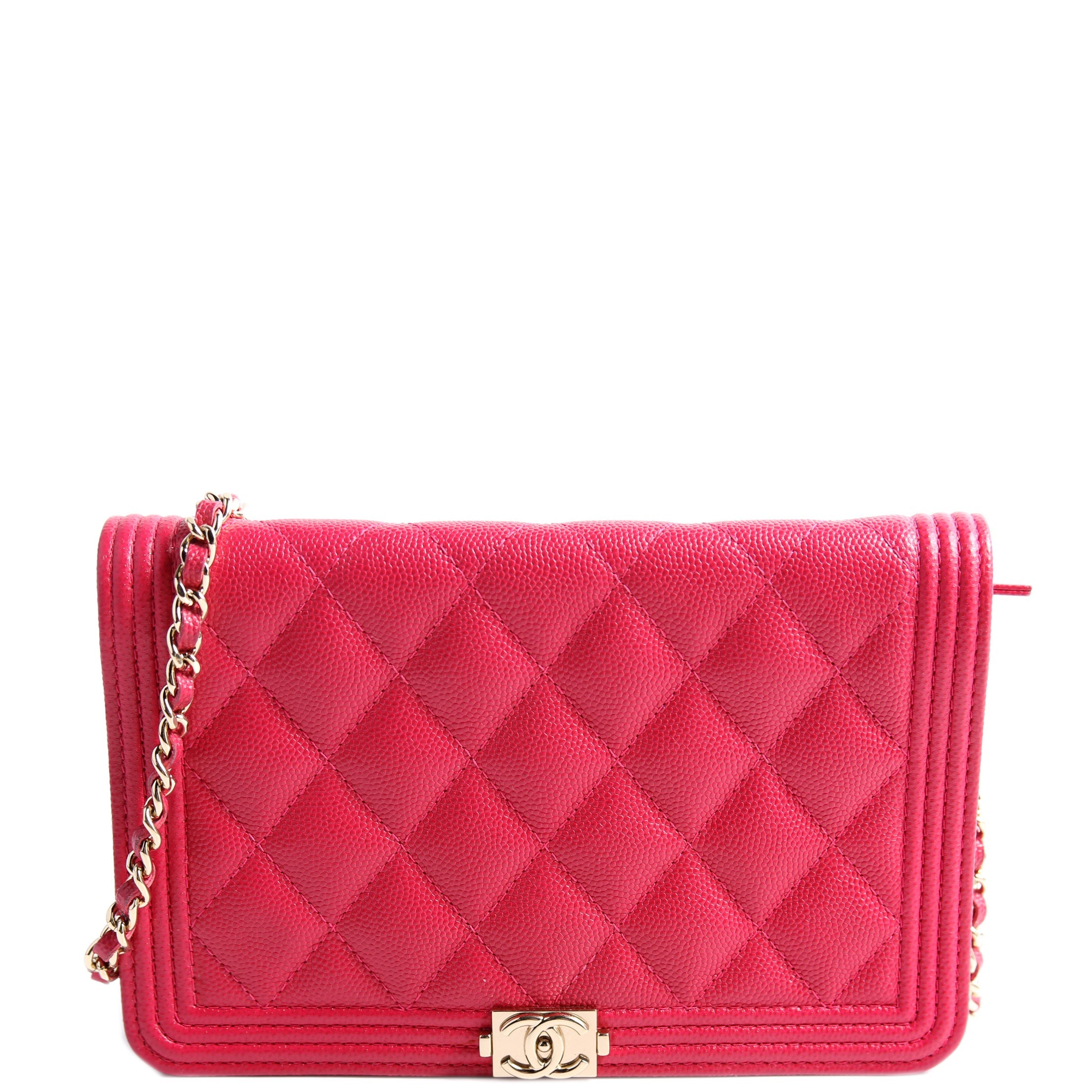 Chanel WOC Boy Caviar Pink