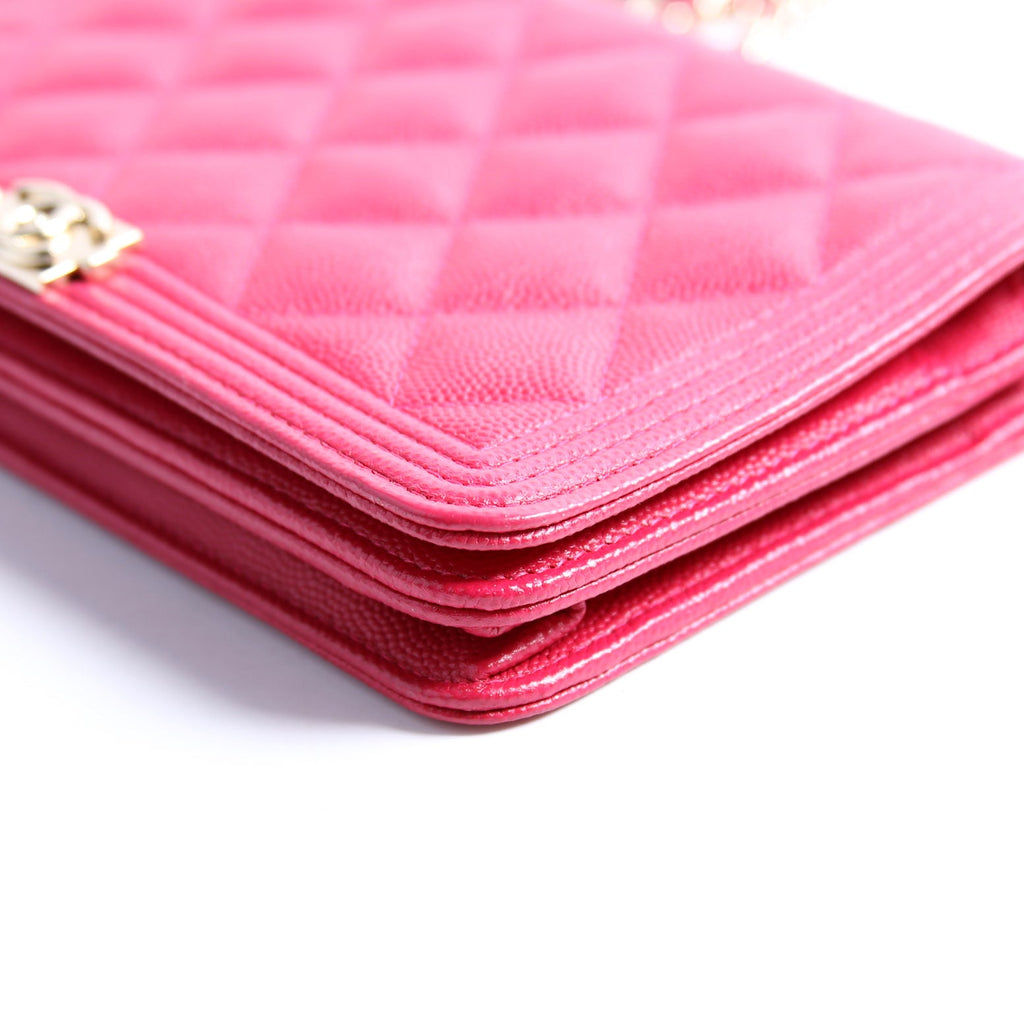 Chanel WOC Boy Caviar Pink
