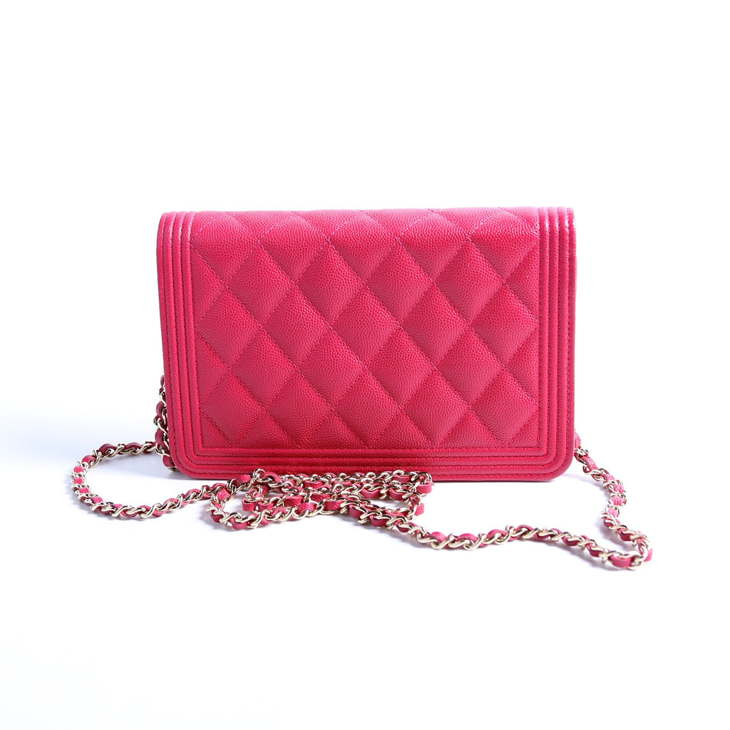Chanel WOC Boy Caviar Pink