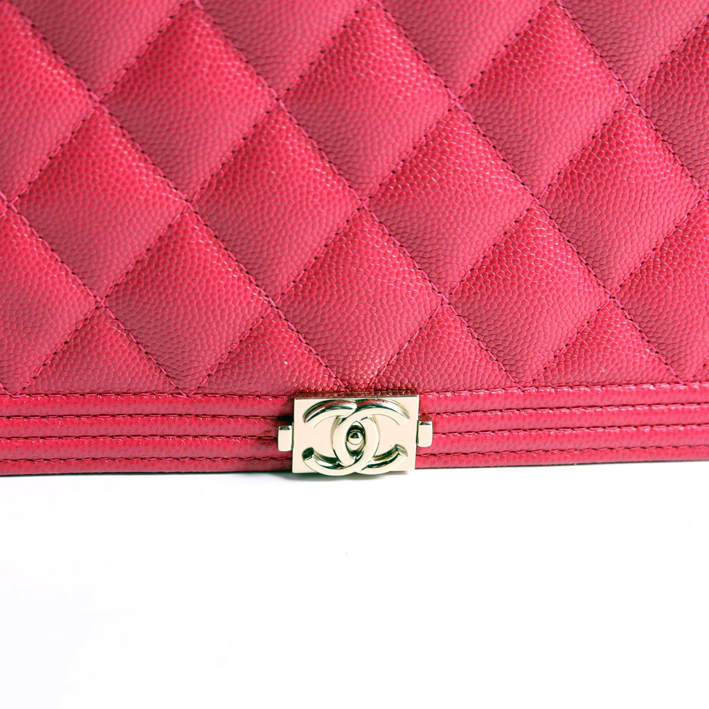 Chanel WOC Boy Caviar Pink