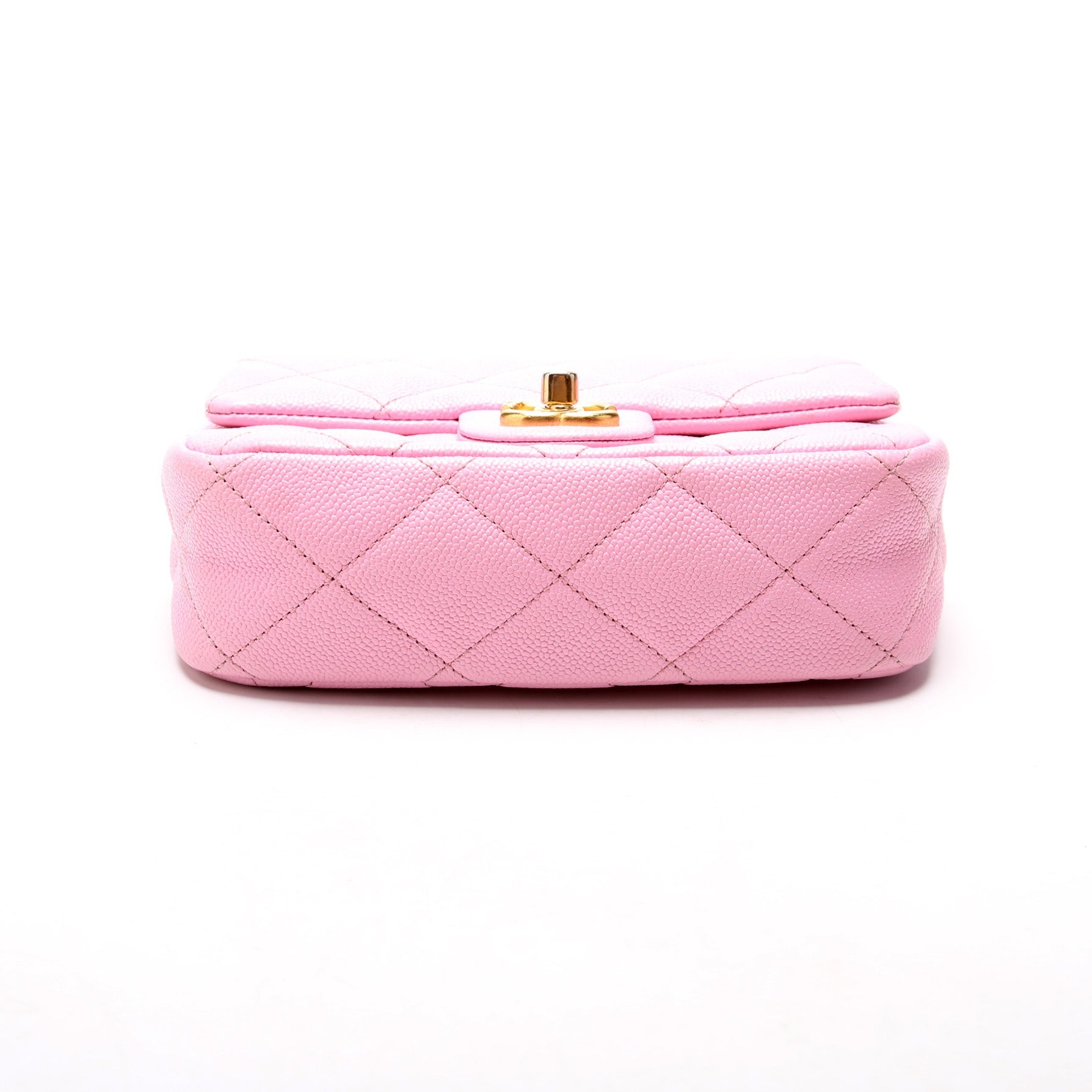 Chanel Classic Flap Mini Sweetheart Chain Caviar RFID Pink