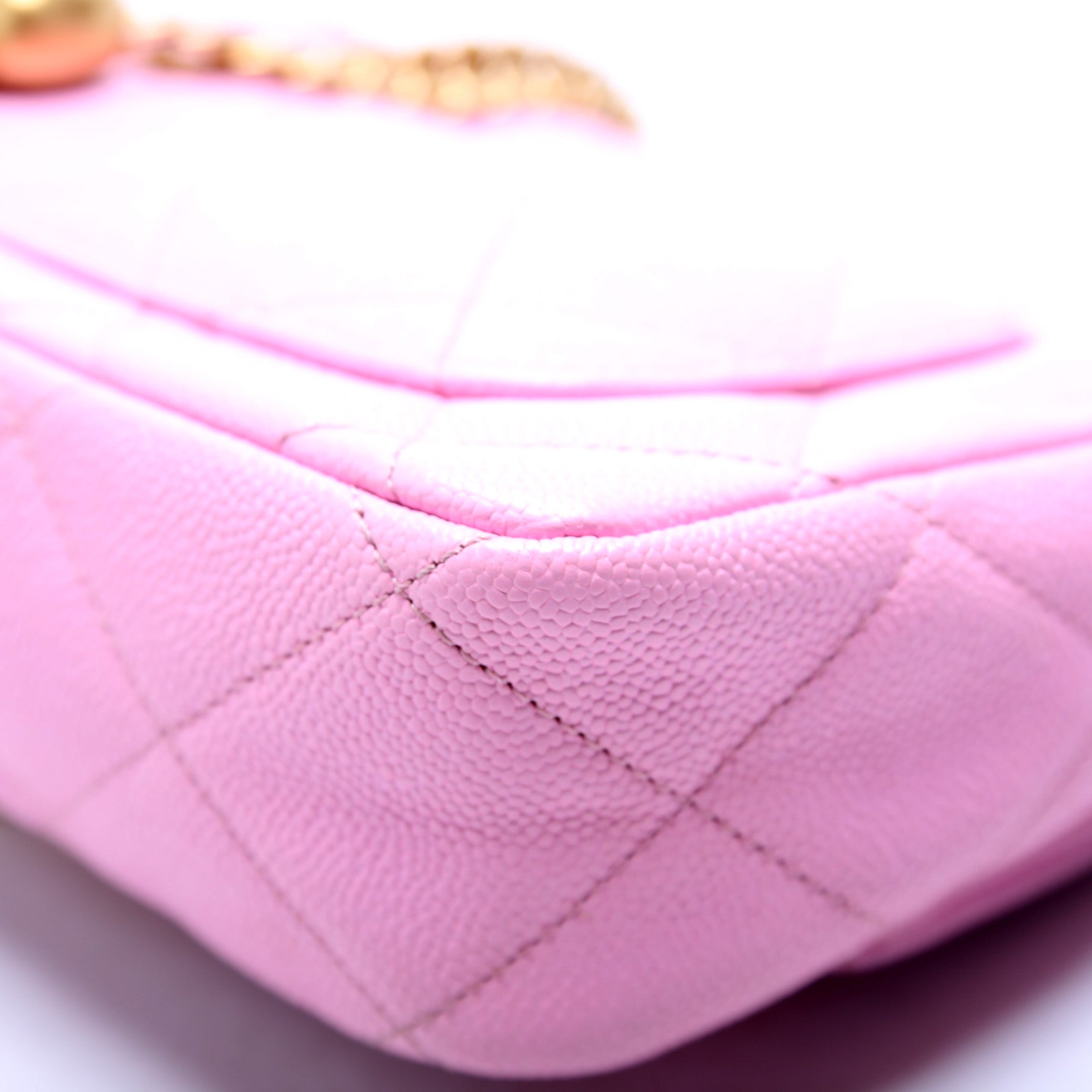 Chanel Classic Flap Mini Sweetheart Chain Caviar RFID Pink