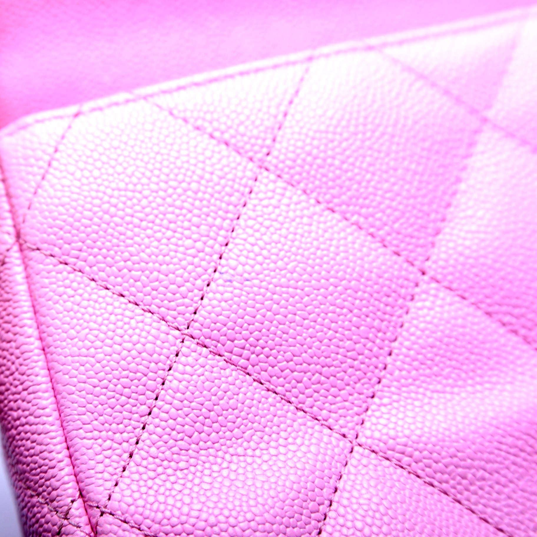 Chanel Classic Flap Mini Sweetheart Chain Caviar RFID Pink