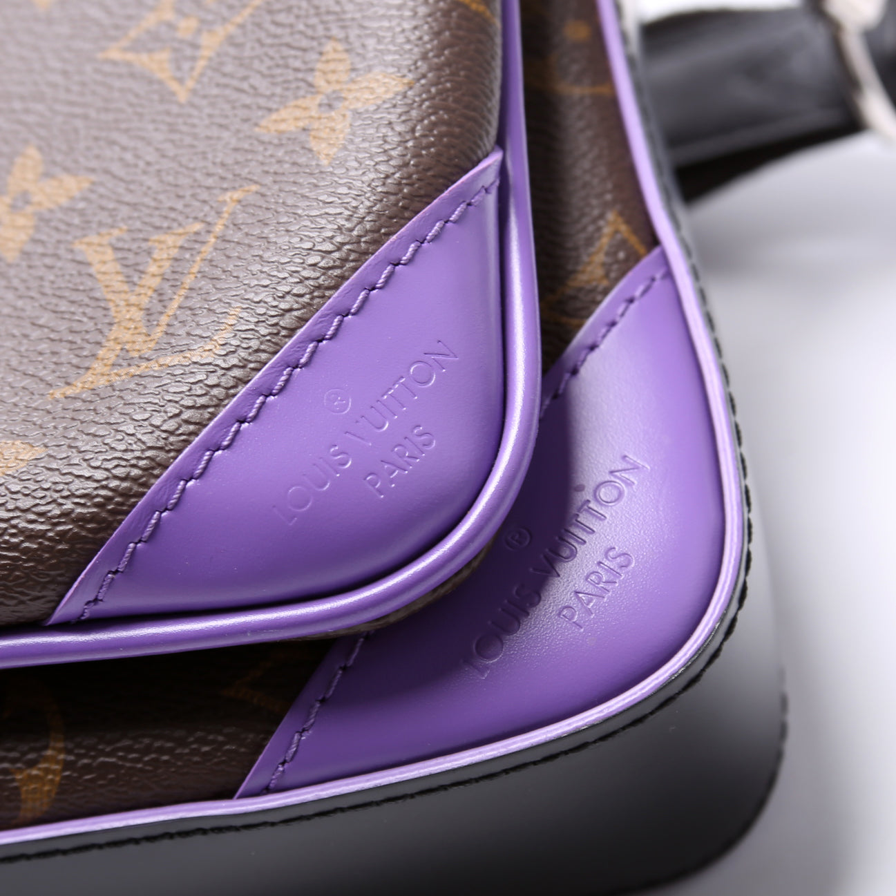Louis Vuitton Trio Messenger Macassar Monogram Black/Purple
