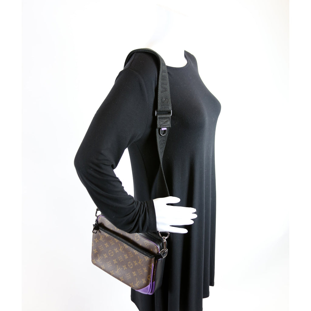 Louis Vuitton Trio Messenger Macassar Monogram Black/Purple