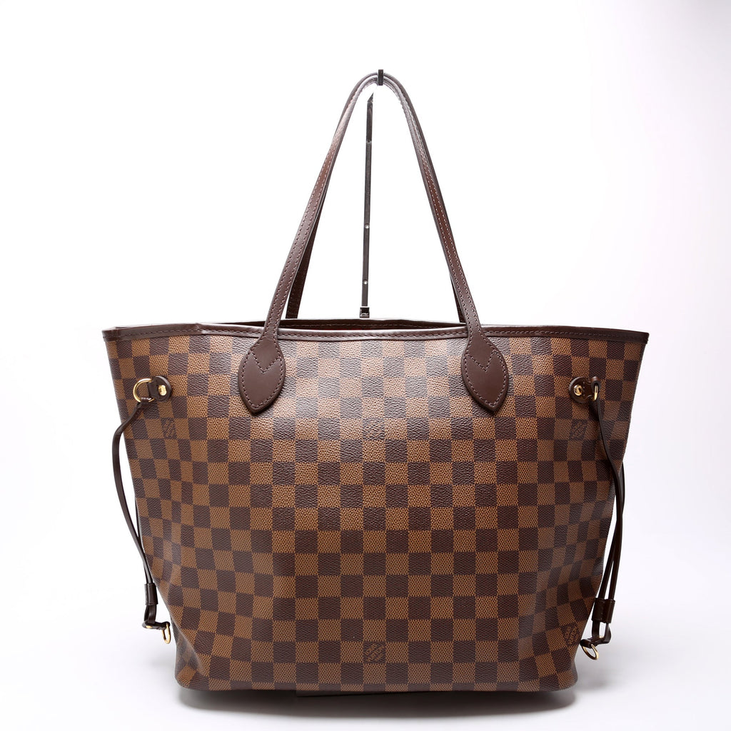 Louis Vuitton Neverfull with Wallet MM Damier Ebene