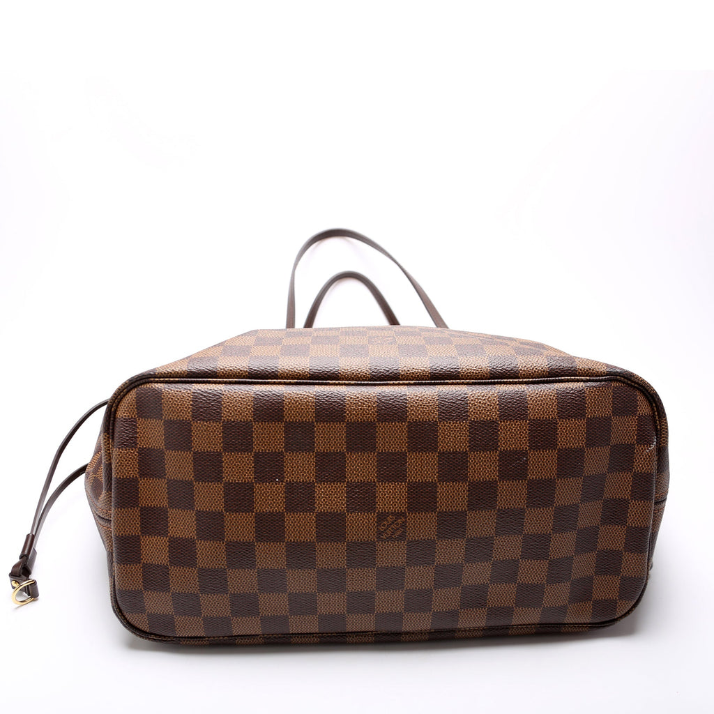 Louis Vuitton Neverfull with Wallet MM Damier Ebene