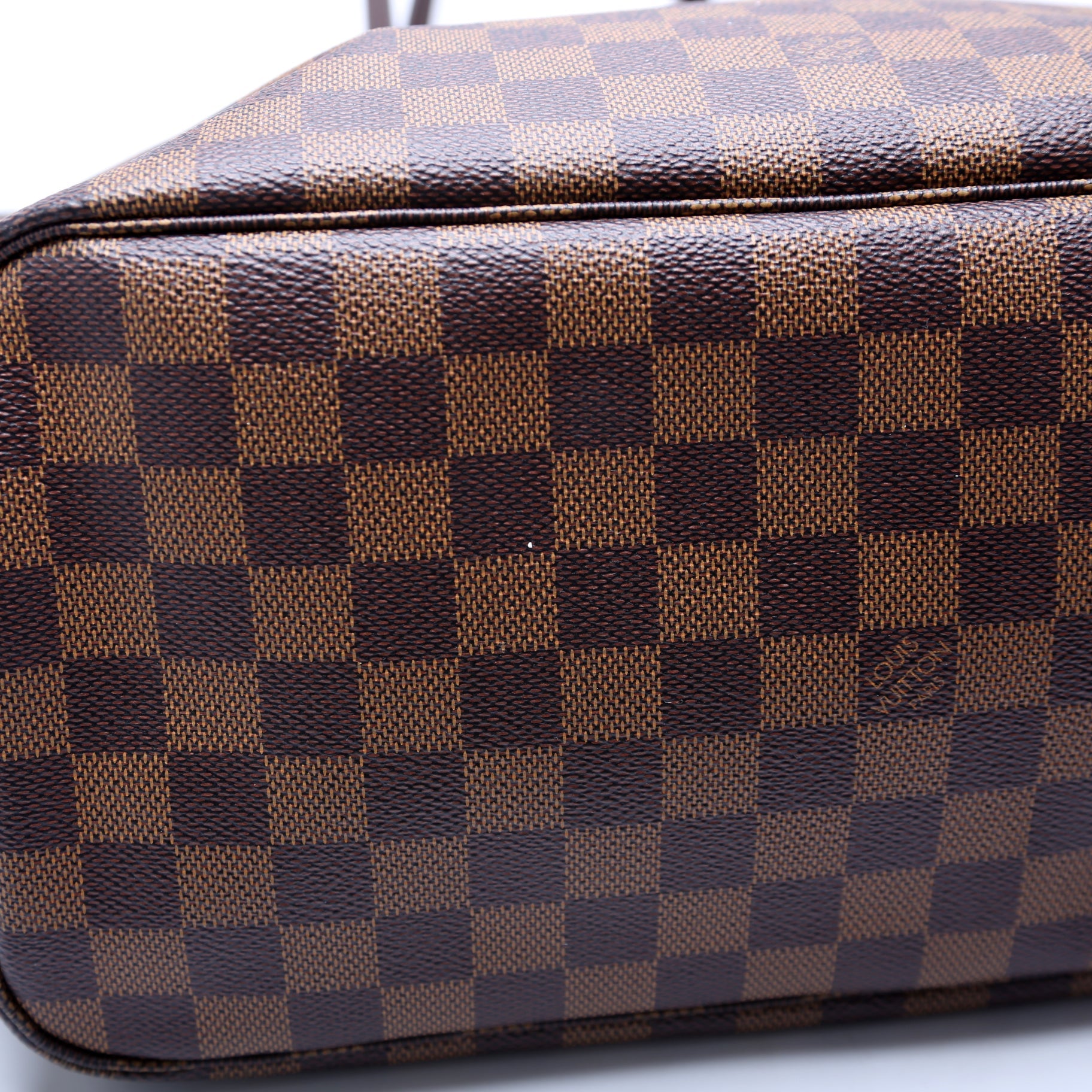 Louis Vuitton Neverfull with Wallet MM Damier Ebene