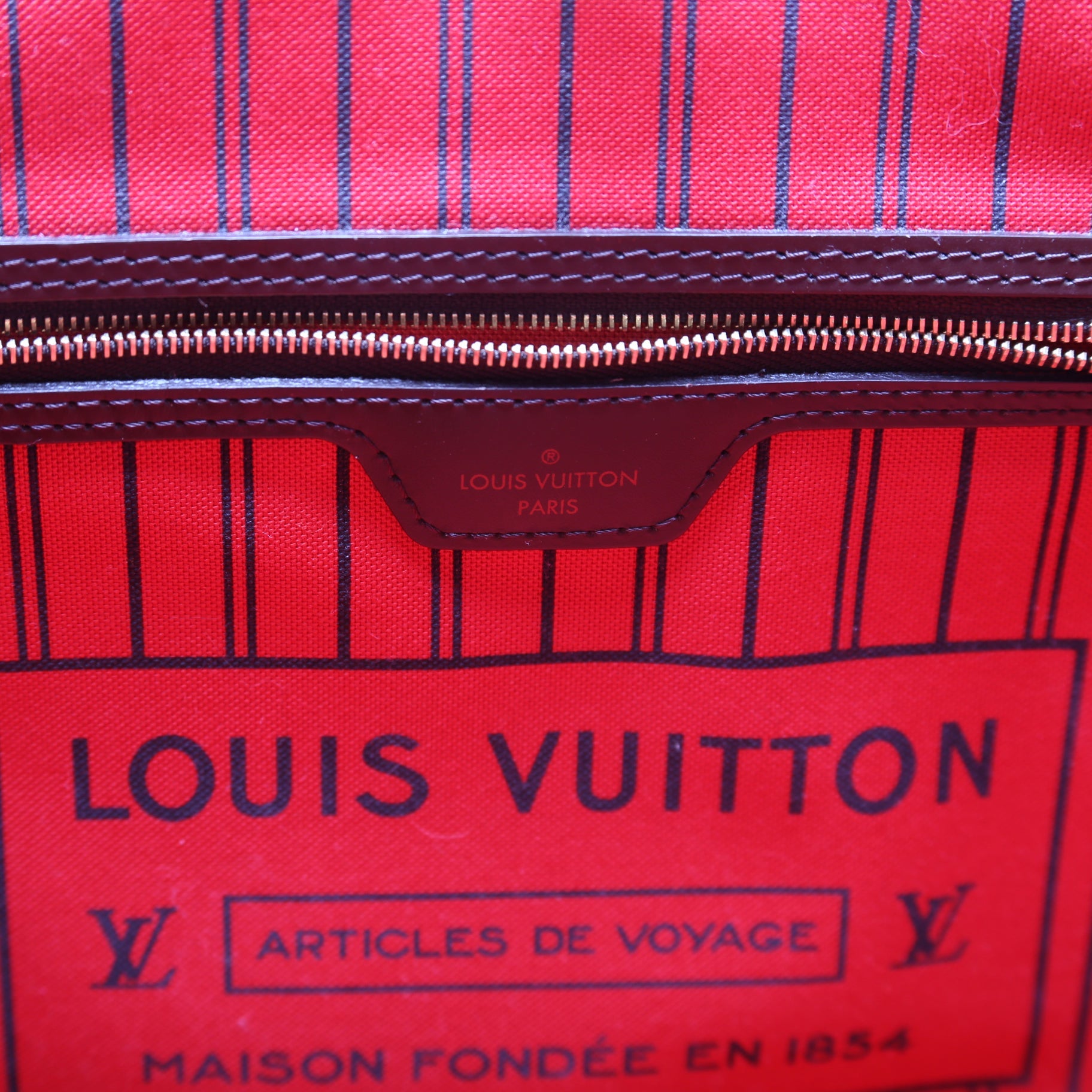 Louis Vuitton Neverfull with Wallet MM Damier Ebene